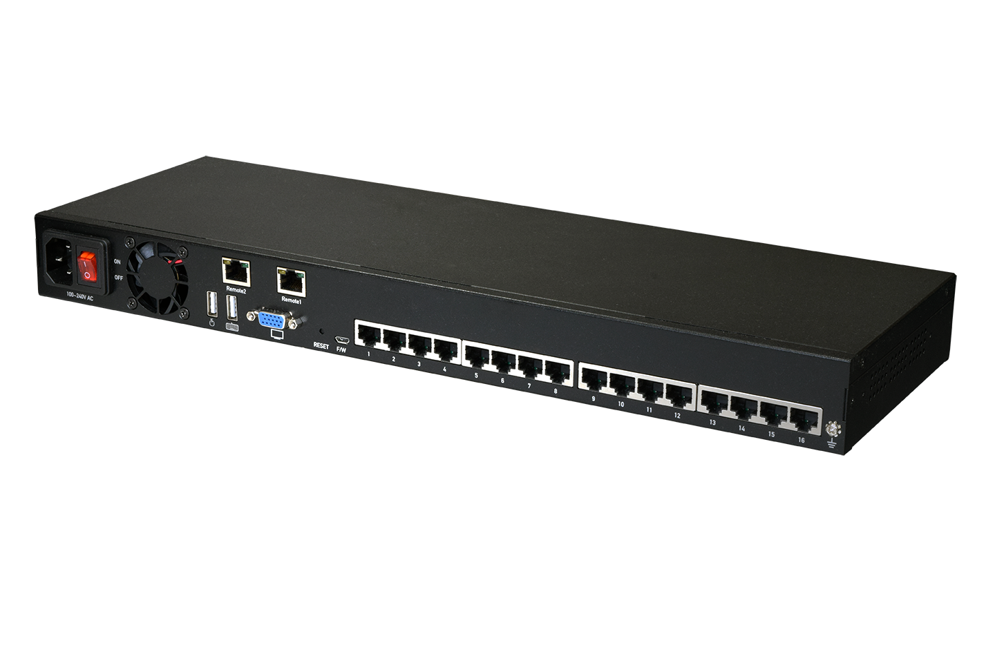最大12%OFFクーポン オースチンヒューズエレクトロニクス MUIP-1624 1U Cat6 4ユーザーマトリックス 2IP- KVM16ポートスイッチ
